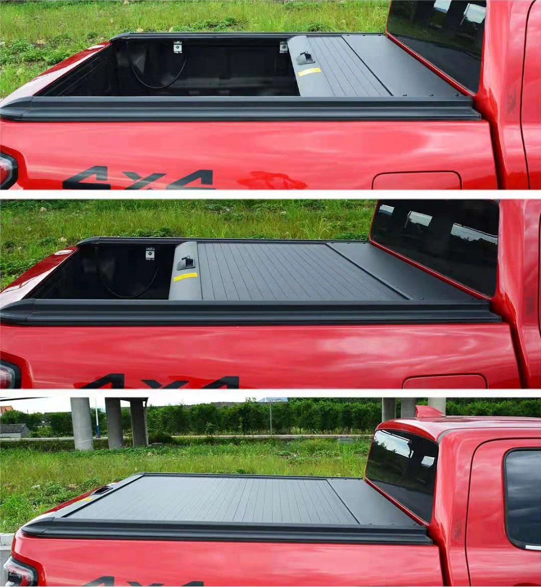Auto Parts 4X4 Truck Pickup Roll up Hard Tonneau Cover Bed Cover for Ford Ranger Dodge RAM Hilux Np300 Dmax Trtion Gmc for Toyota Isuze Mazda Nissan VW Misubish