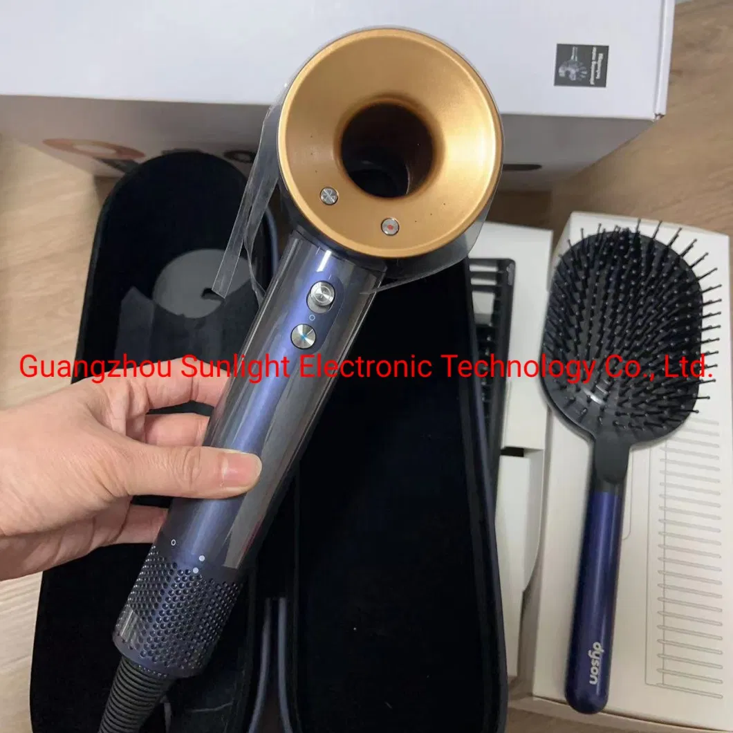 Limited Edition Blue New HD07 Hair Blow for Dyson Dryer Supersional with Comb Original Series No