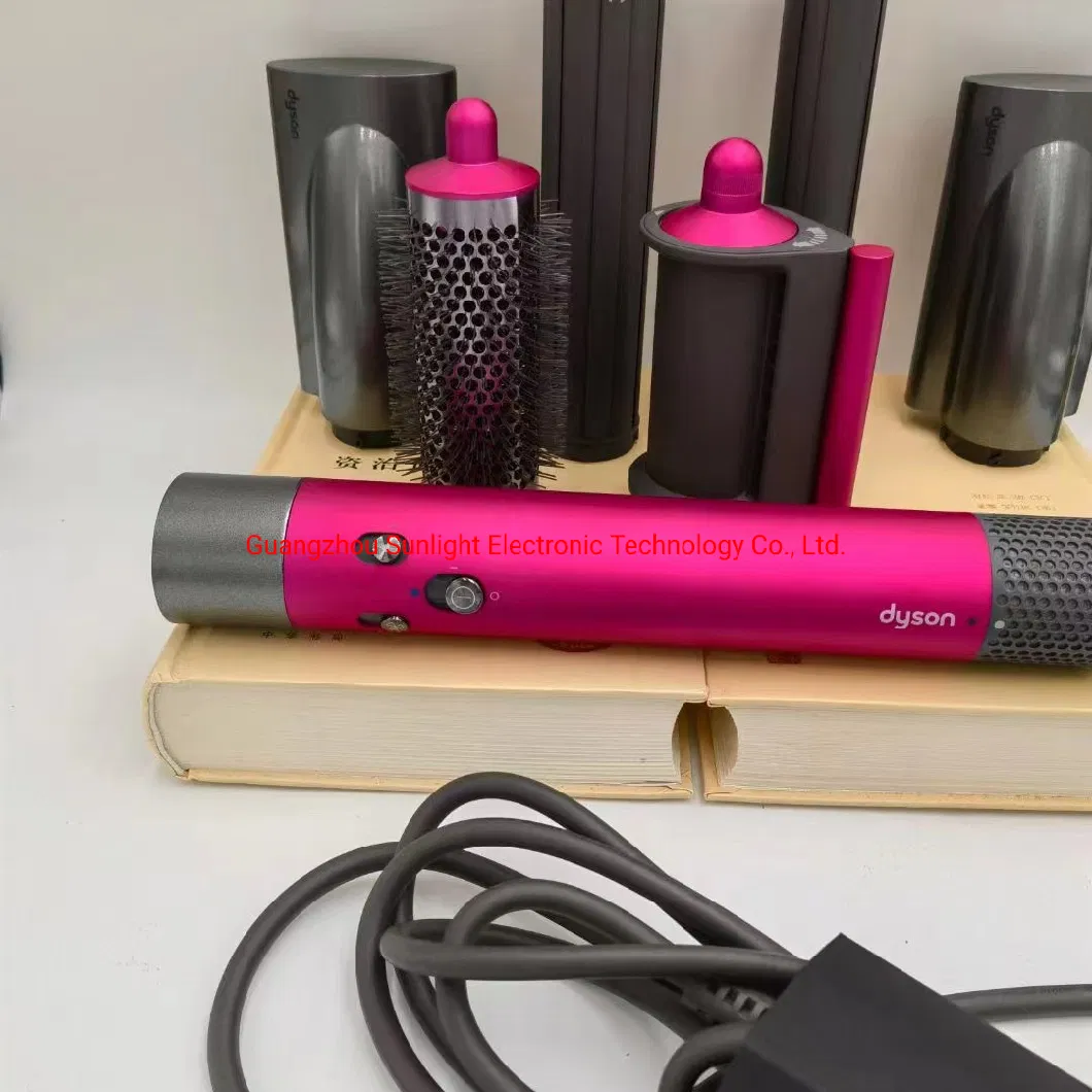 New Model HS05 Long Roll Hair Curler for Dyson Airwrap Complete Gold and Fuschia Original Series No