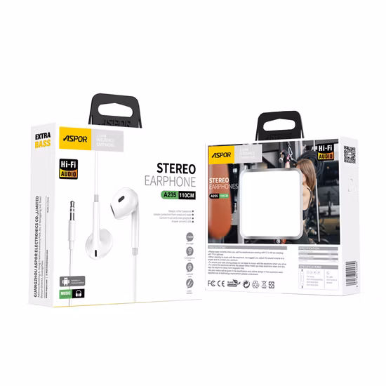 Cheap Price Handsfree in Ear Wired Earphone with Mic for Mobile Phone